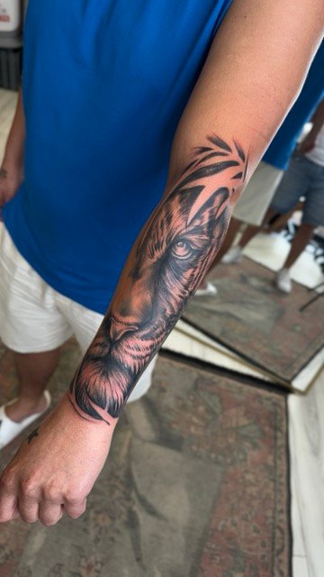 CK Tattoo Antalya stüdyosunda yapılan gerçek dövme çalışması - Kepez